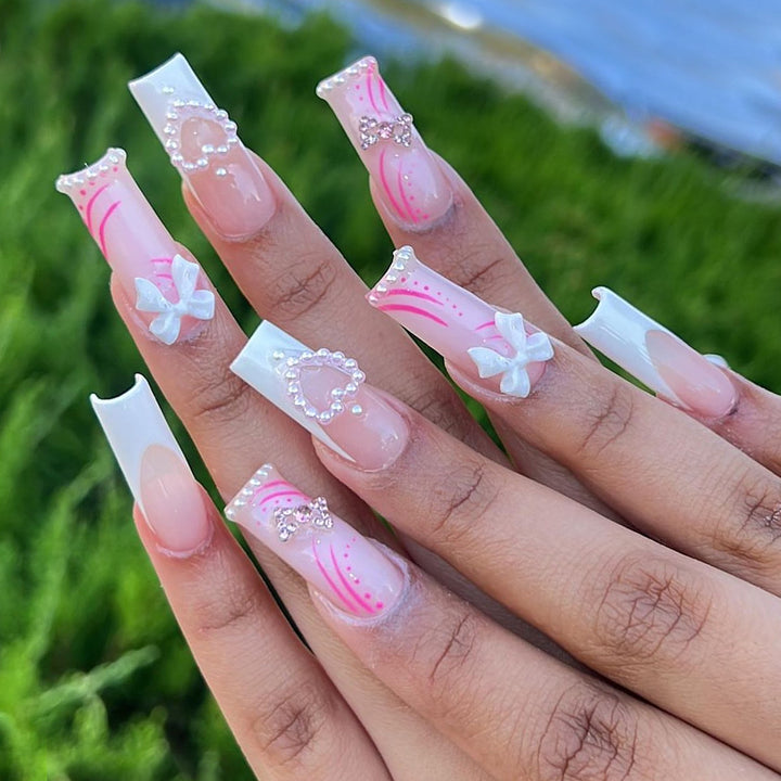Elegant Decorative 3D Nail Extensions Kalsten