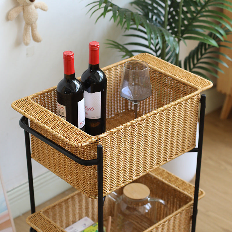 Large Handcrafted Woven Storage Bin Kalsten