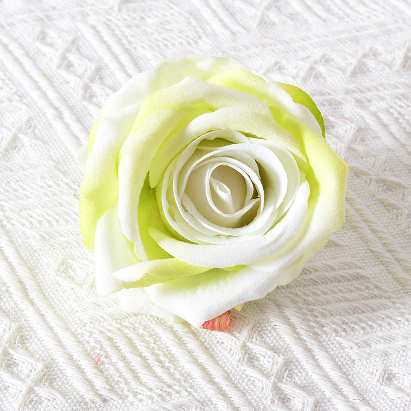 Realistic Fabric Rose Hair Accessory