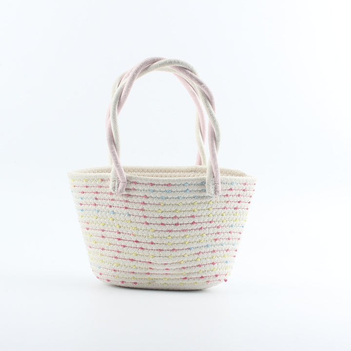 Fashionable straw bag with colorful accents Kalsten