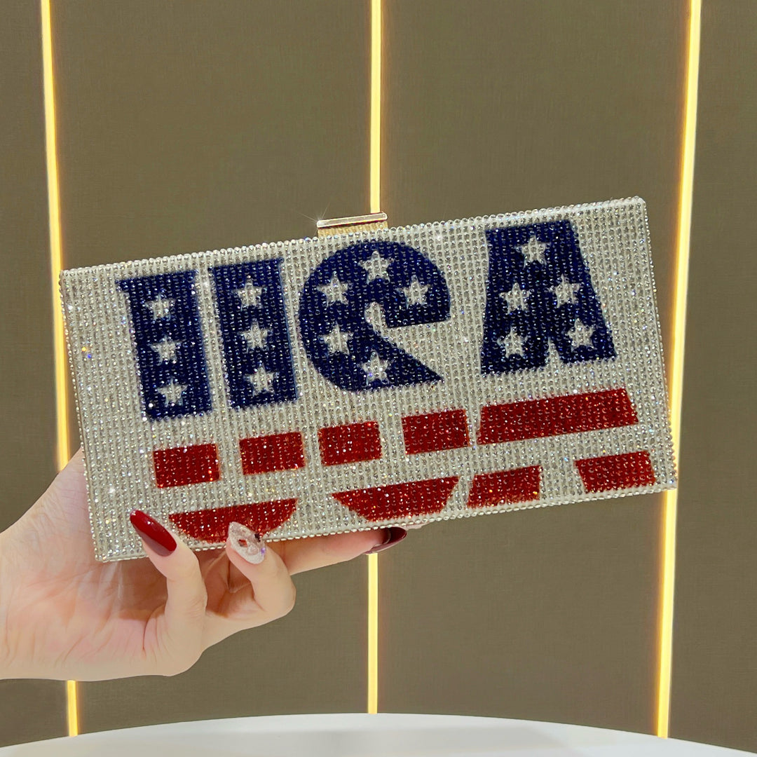 Sparkling Rhinestone Clutch