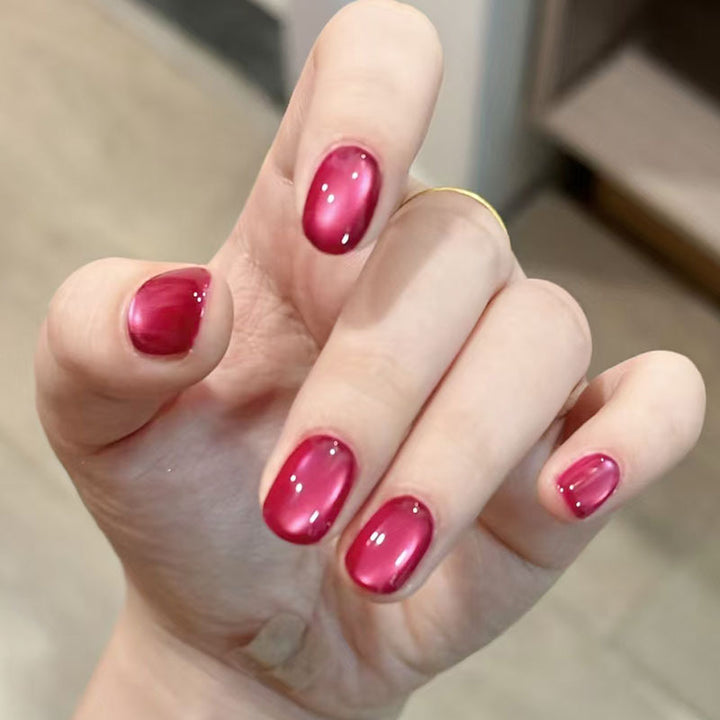 Glossy Acrylic Press-On Nail Set