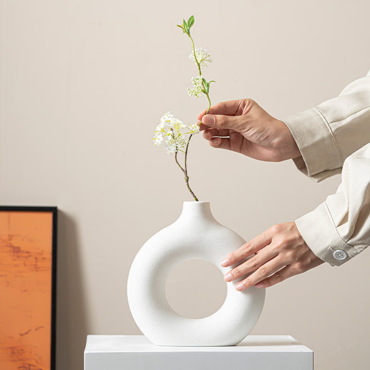 Contemporary Decorative Stoneware Vase