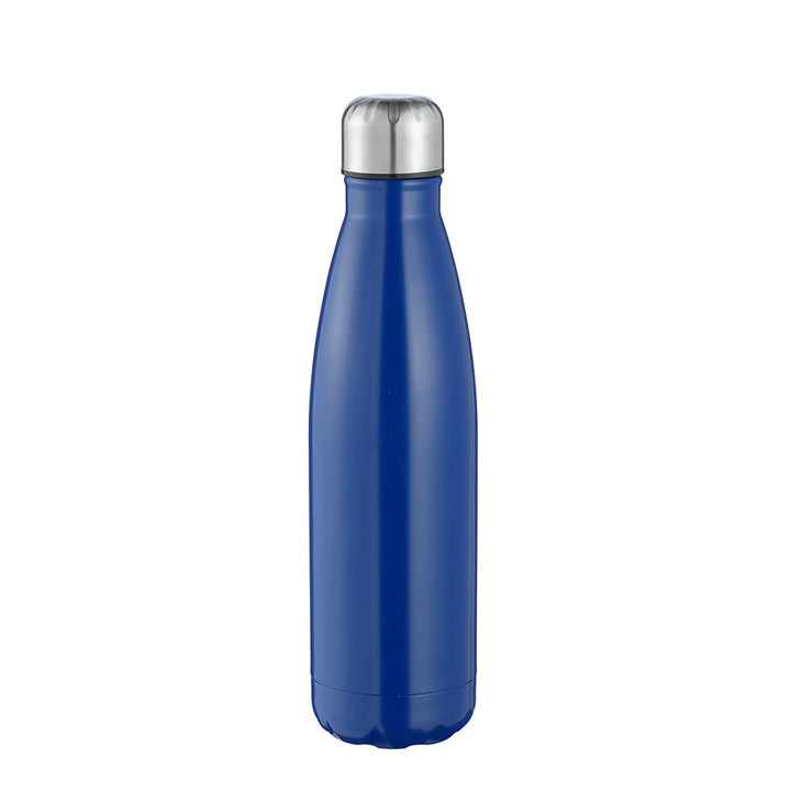 Unisex double-walled insulated bottle made of stainless steel with vacuum insulation and leak-proof screw cap Kalsten