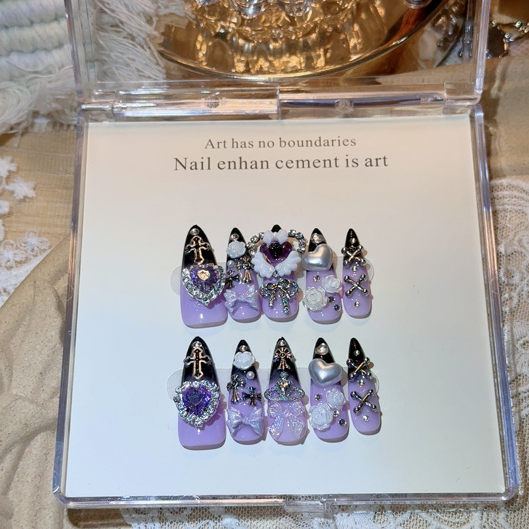 Elaborate Press-On Nail Set