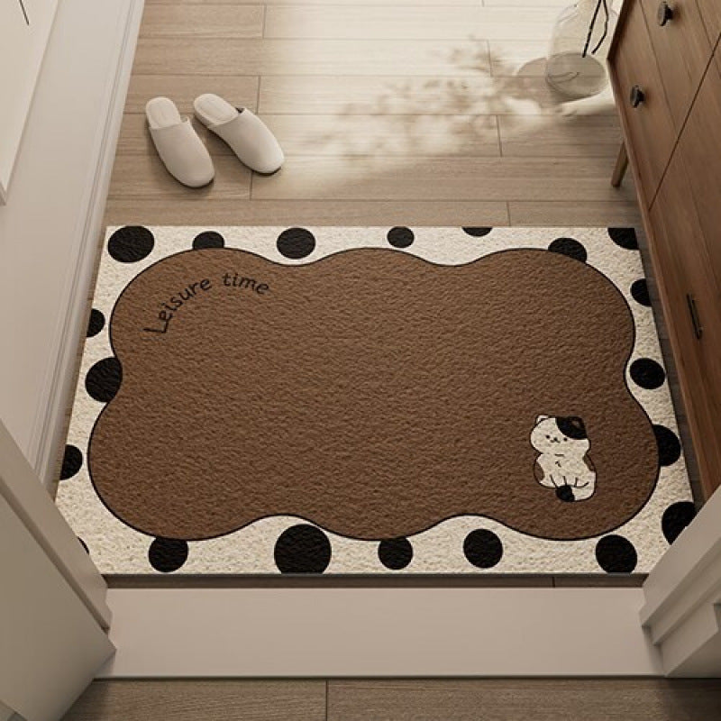 Cute Puppy-Themed Welcome Mat Kalsten