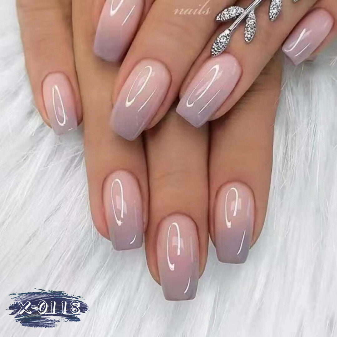 Elegant Ombre Gel Nail Art