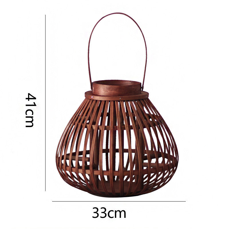 Handmade Rattan Lantern Kalsten