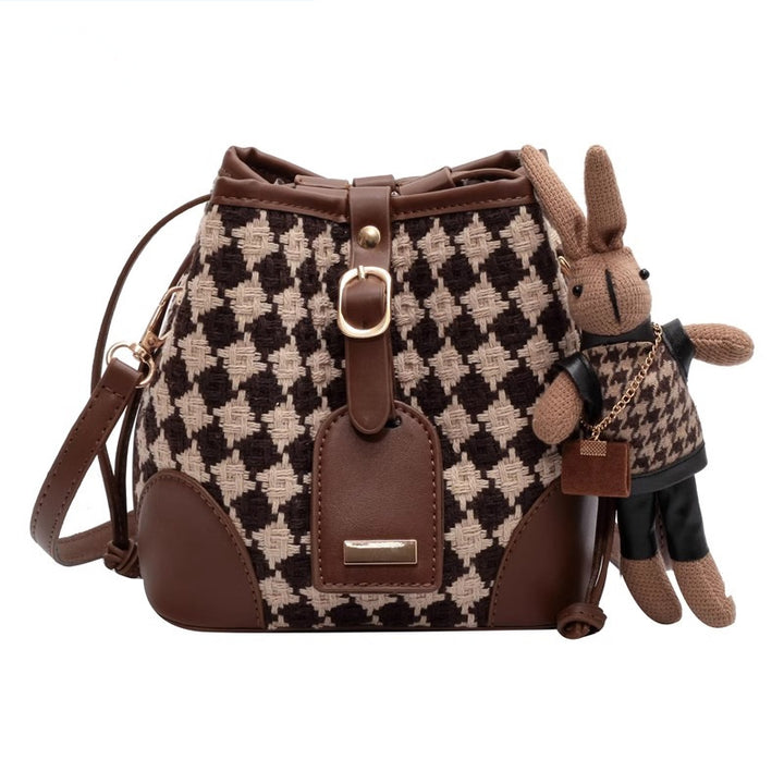 Chic Textured Bucket Bag Kalsten