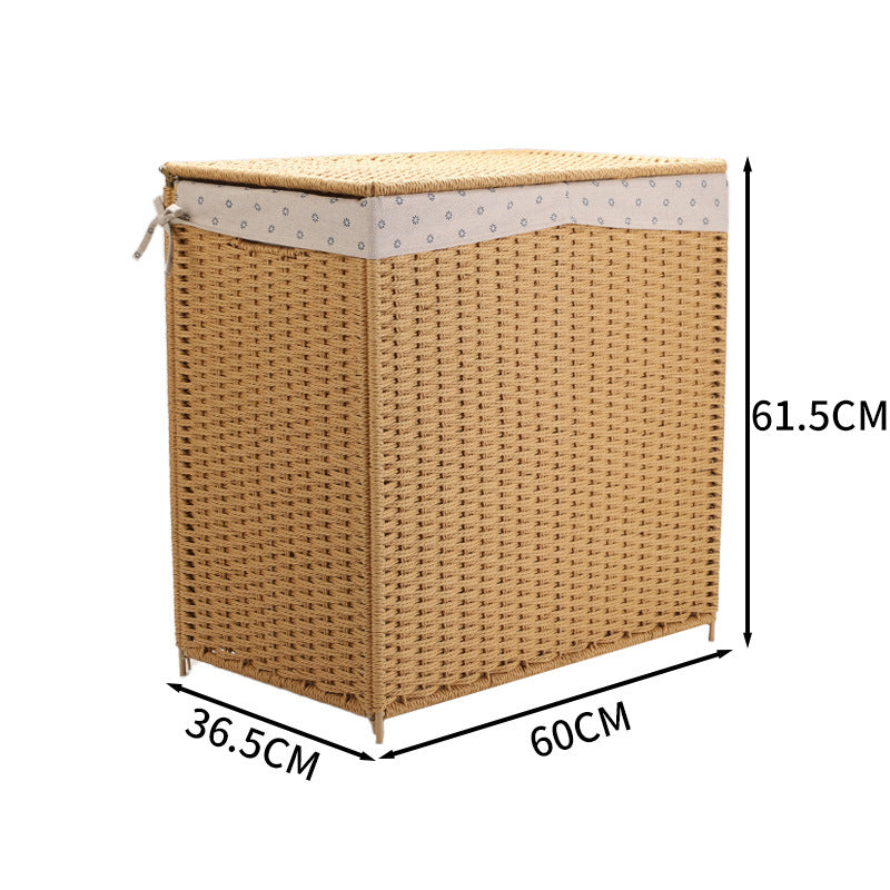 Handwoven Rectangular Storage Basket Kalsten