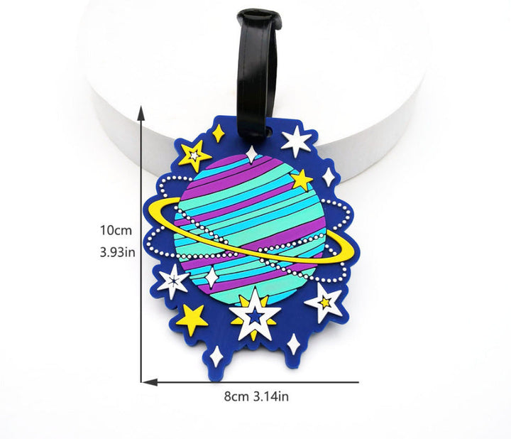 Planet-Themed Luggage Tag Kalsten