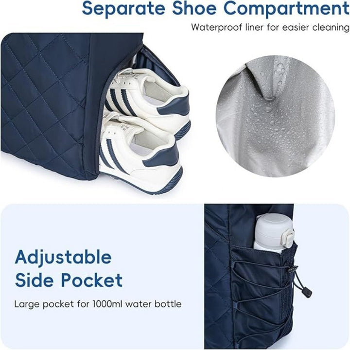 Stylish Quilted Sports Tote Kalsten