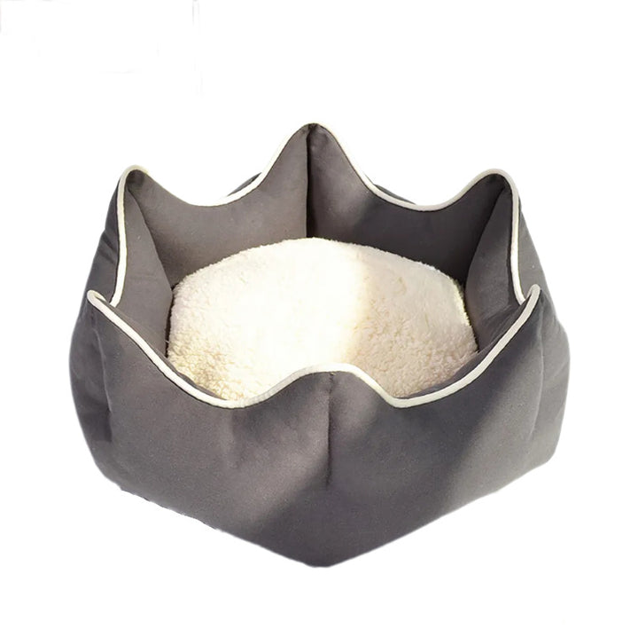 Cozy Floral-Shaped Dog Bed