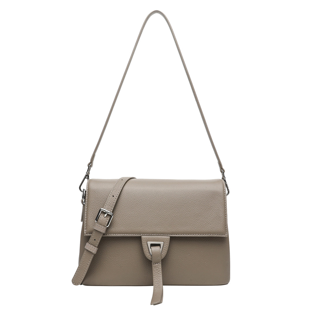 Elegant Faux Leather Crossbody Bag