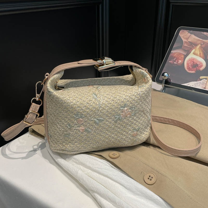 Embroidered Floral Mini Handbag Kalsten