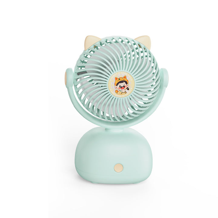 Women Portable Cat Head Fan Kalsten