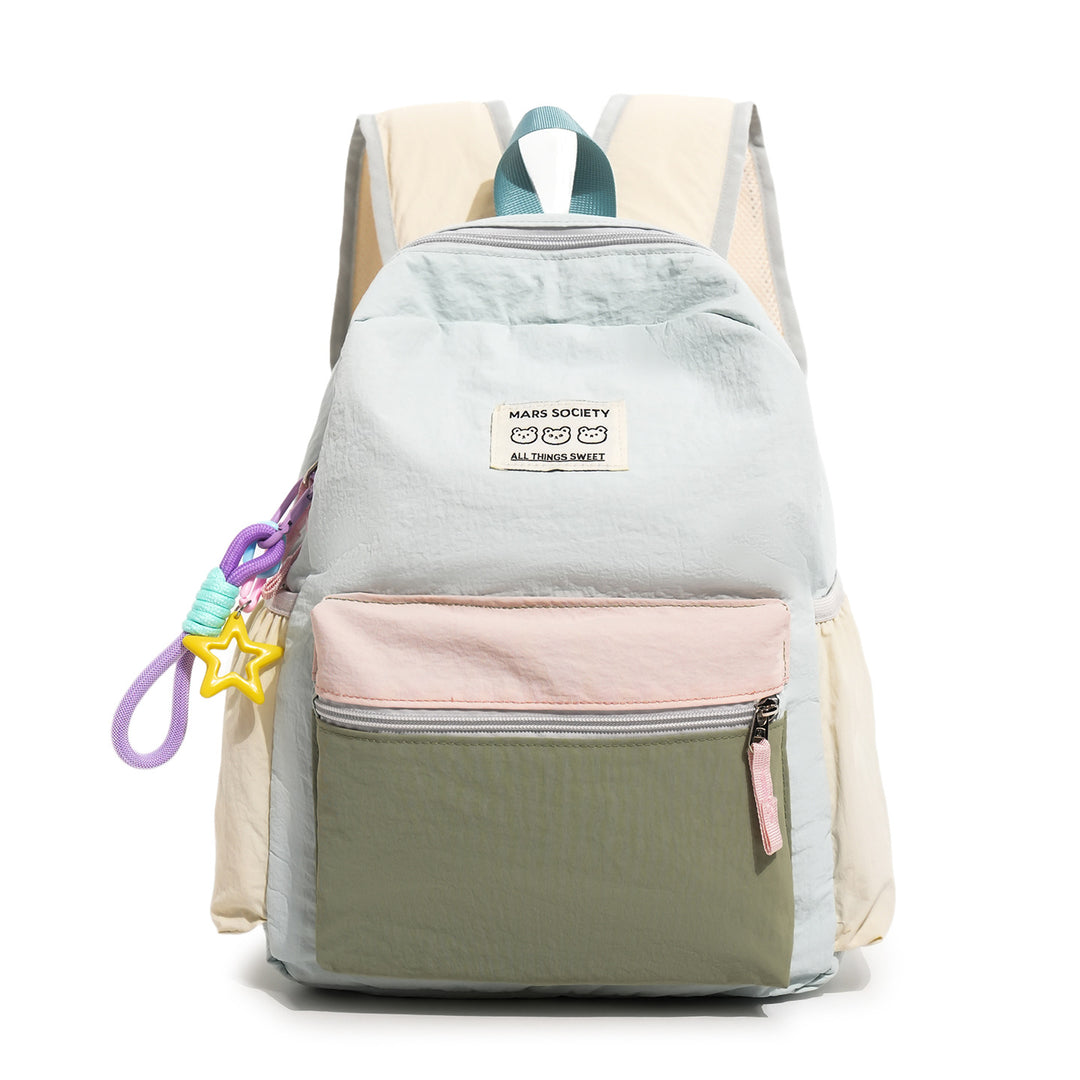 Color-Block Casual Backpack Kalsten