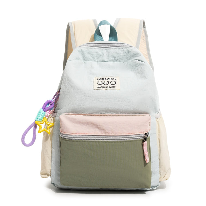 Color-Block Casual Backpack Kalsten