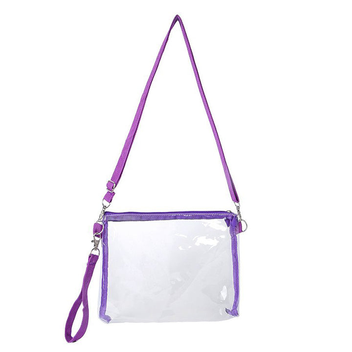 Transparent shoulder bag with adjustable shoulder strap Kalsten