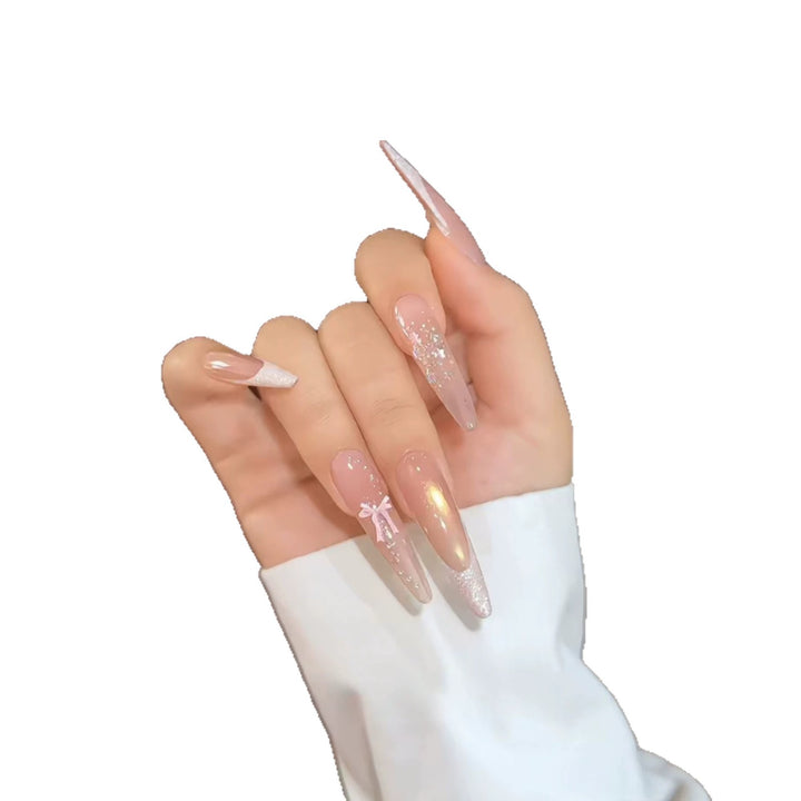 Elegant Stiletto Press-On Nail Art Set