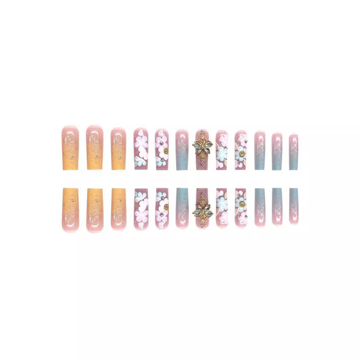 Floral Artisan Press-On Nail Set Kalsten