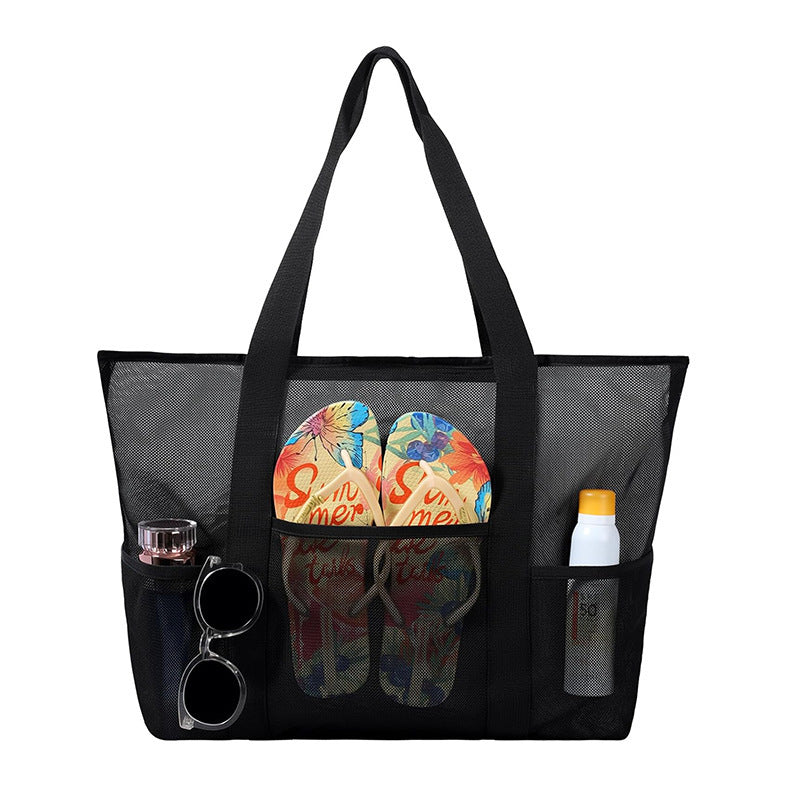 Multifunctional beach bag with practical mesh pockets Kalsten