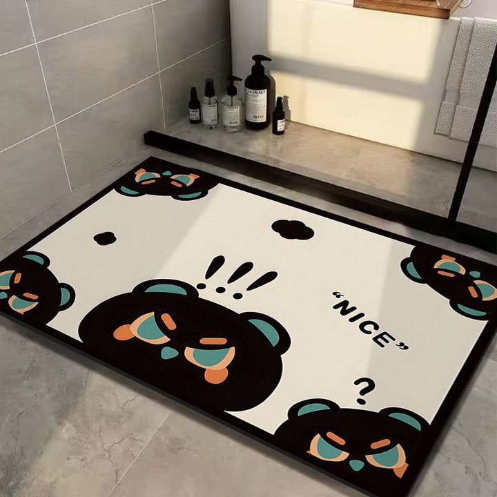 Cute Cat Design Bath Mat Kalsten