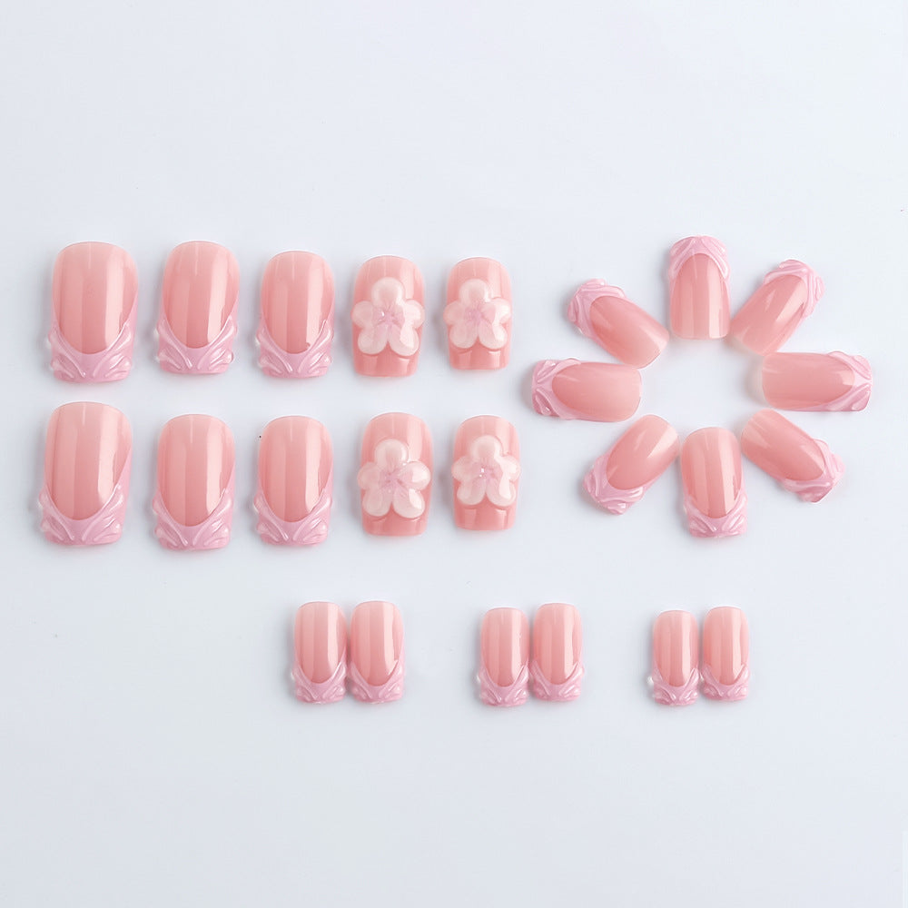 Elegant Floral Luxury Press-On Nails Kalsten