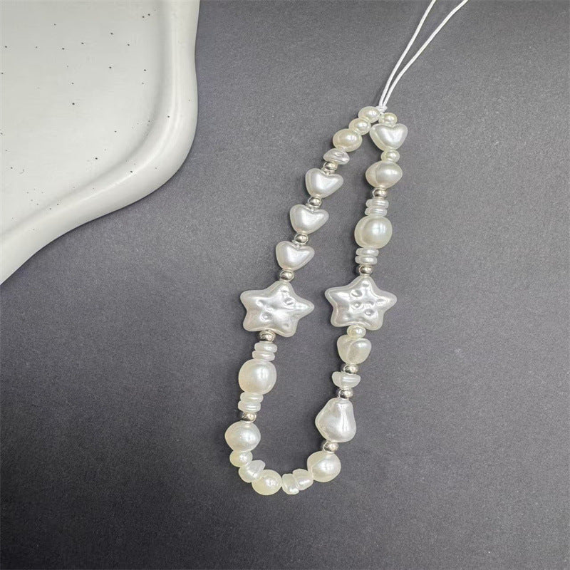 Elegant Star and Heart Beaded Necklace Kalsten