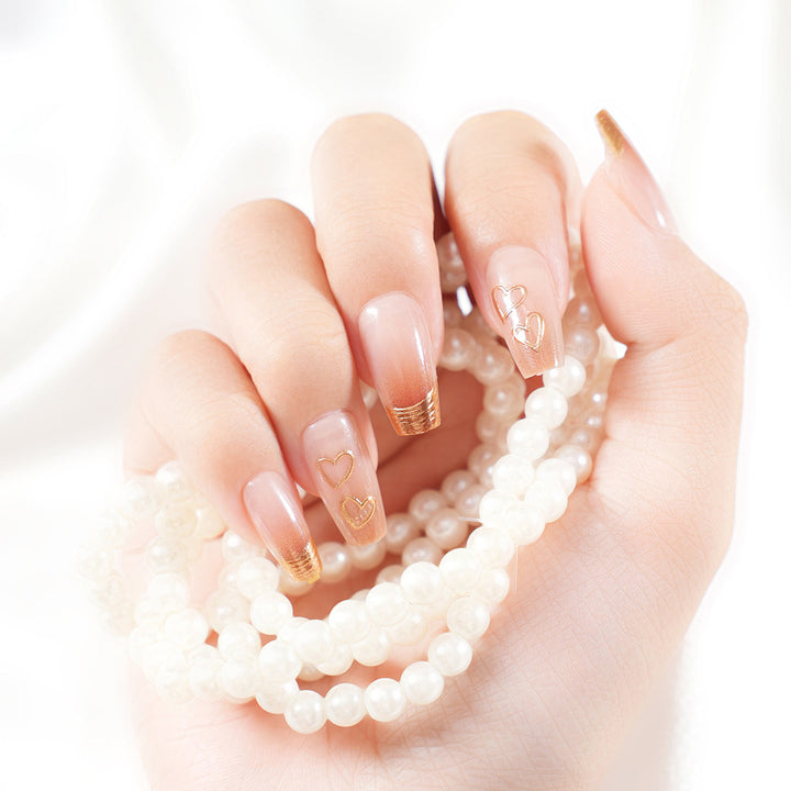 Intricate Nail Art Press-On Tips Kalsten