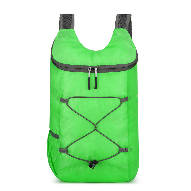 Unisex nan ultra-lightweight foldable daypack made of ripstop with elastic outer bungee and padded straps Kalsten