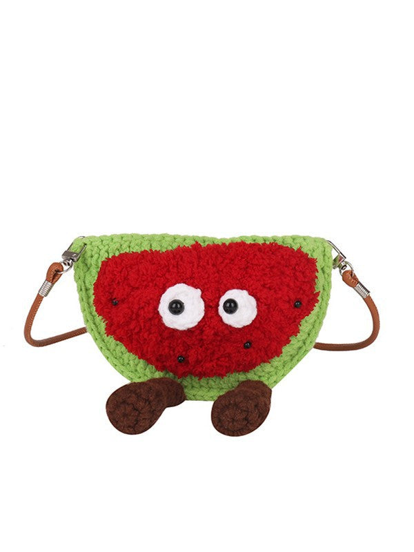 Cute Avocado Character Crossbody Bag