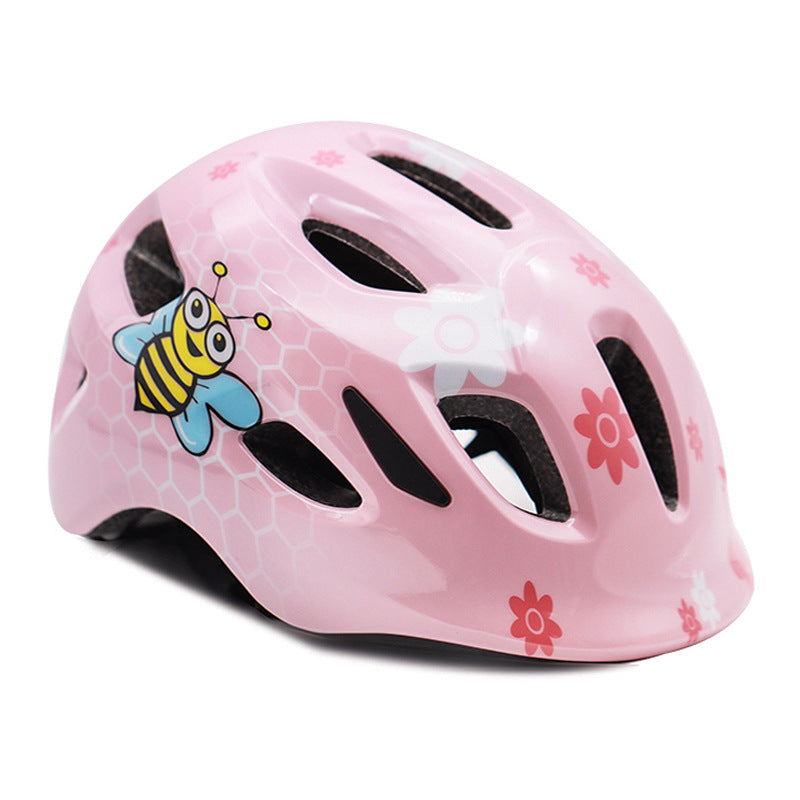 Kids Bicycle Helmet with Colorful Bee Design Kalsten
