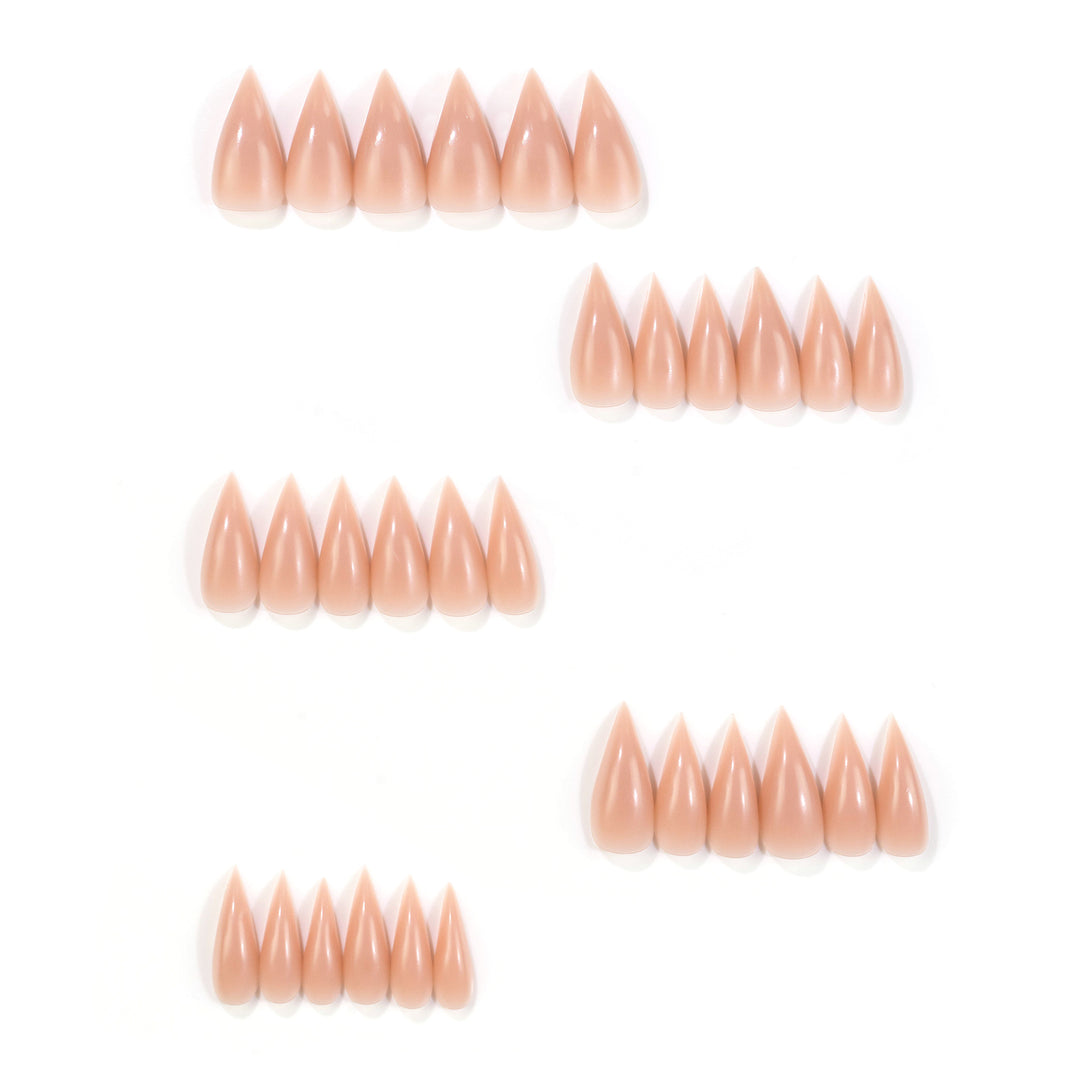 Professional Salon-Quality Stiletto Press-On Nail Tips