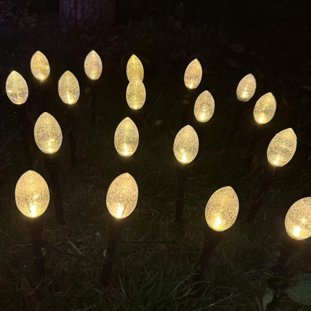 Crescent Moon Solar Garden Stake Lights Kalsten