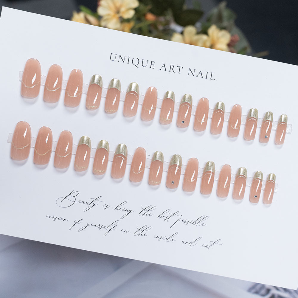 Premium Transparent Stiletto Press-On Nails
