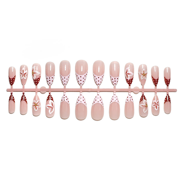 Elegant Artistic Press-On Nail Set
