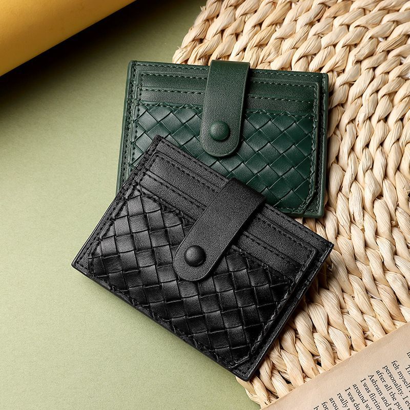 Premium Textured Leather Card Wallet