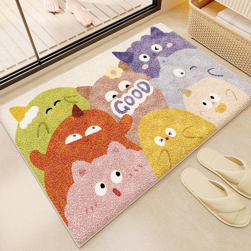 Fun Monster-Themed Bath Mat