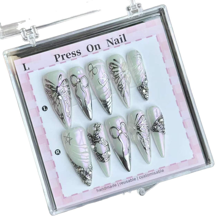 Artistic Gothic Press-On Nail Set