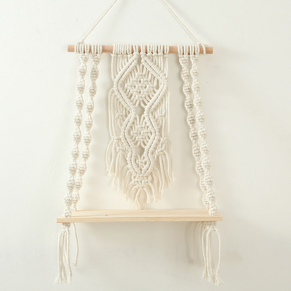 Decorative Macramé Swing Shelf Kalsten