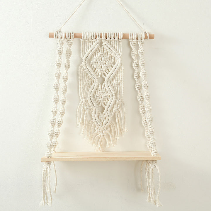 Decorative Macramé Swing Shelf Kalsten