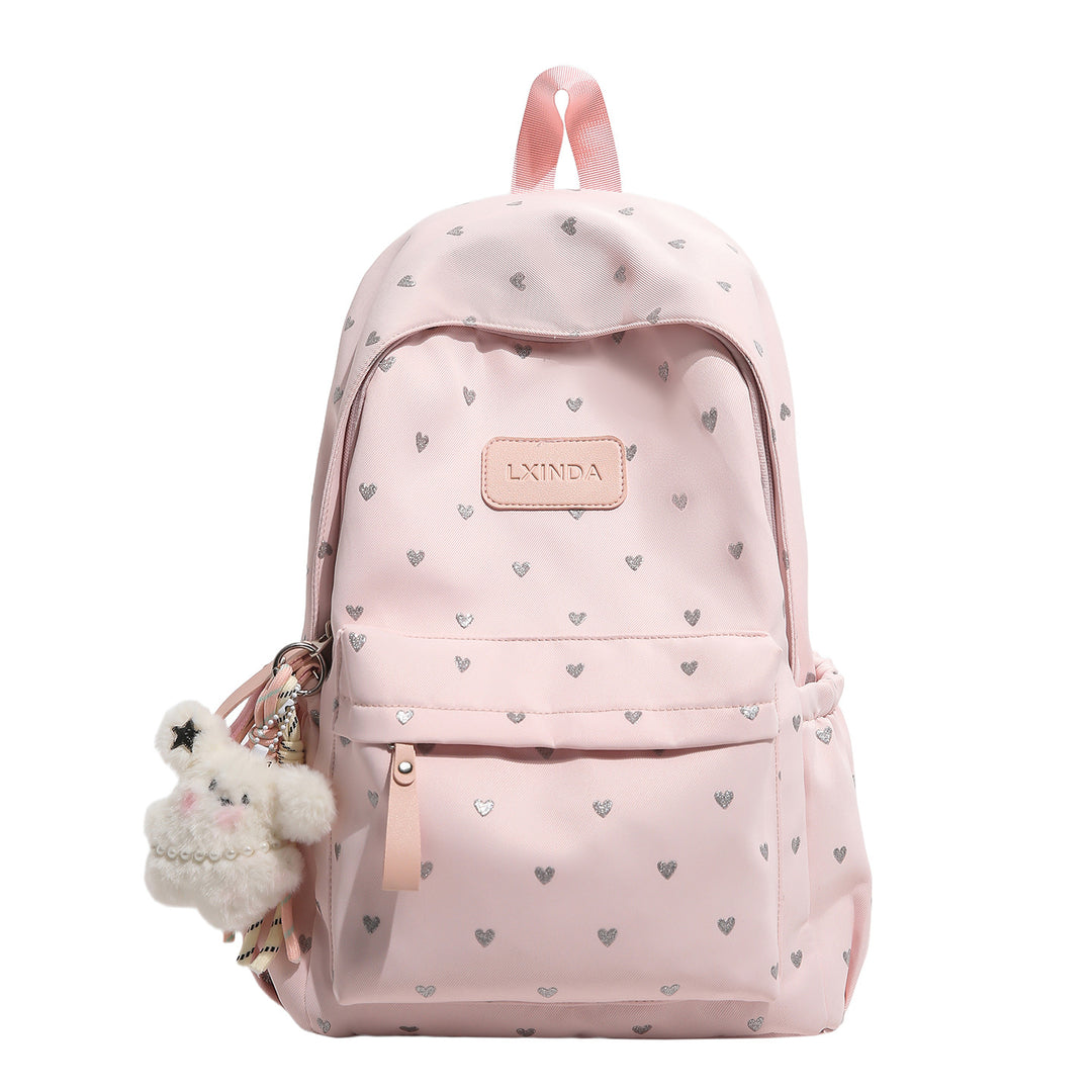 Fun Heart-Print Backpack Kalsten