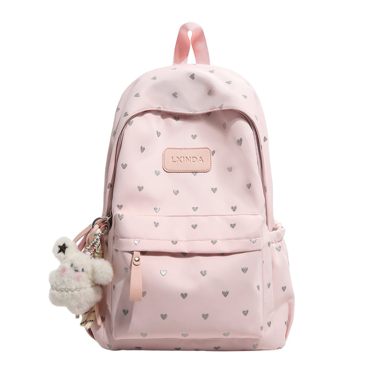 Fun Heart-Print Backpack Kalsten
