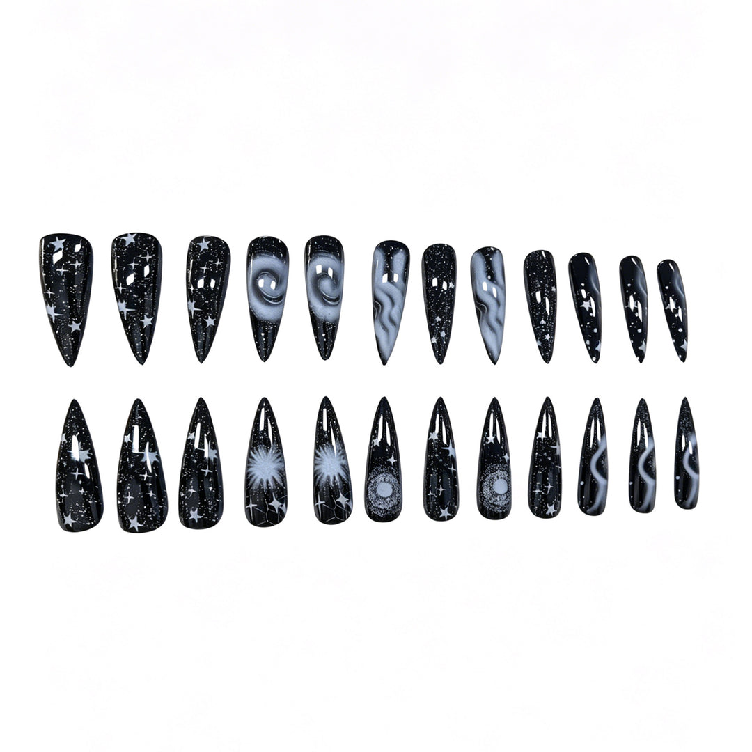 Galaxy-Inspired Press-On Nail Set Kalsten