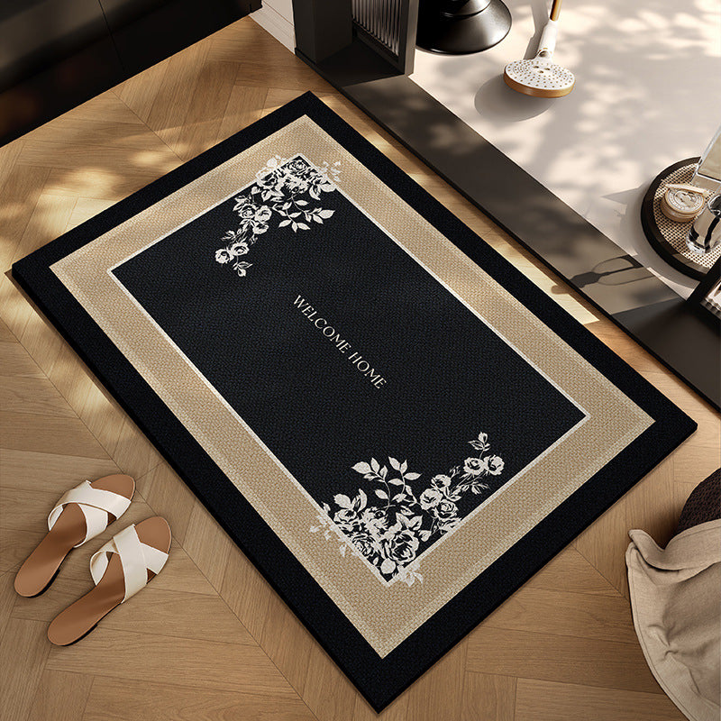 Checkerboard Patterned Entryway Mat Kalsten