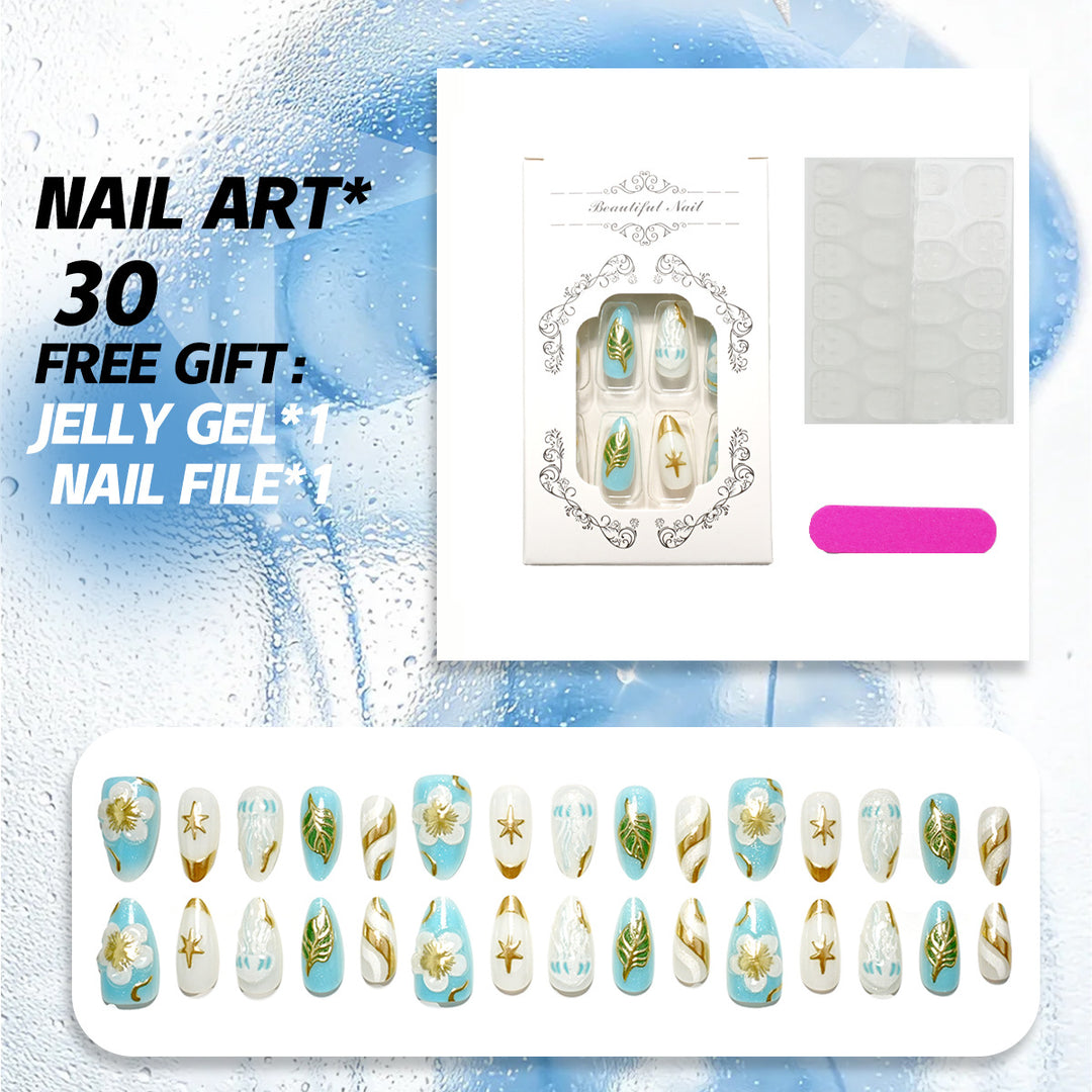 Decorative Acrylic Press-On Nail Art Collection
