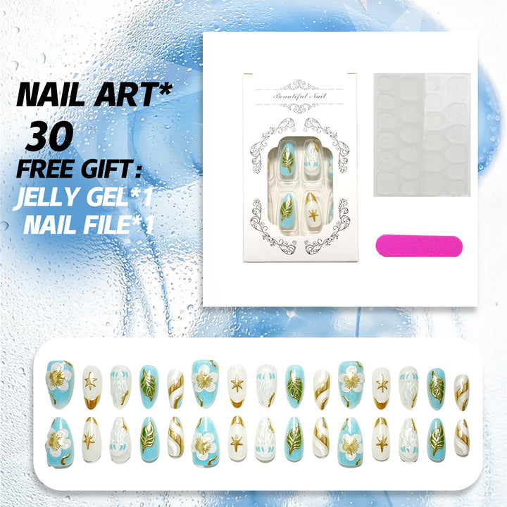 Decorative Acrylic Press-On Nail Art Collection