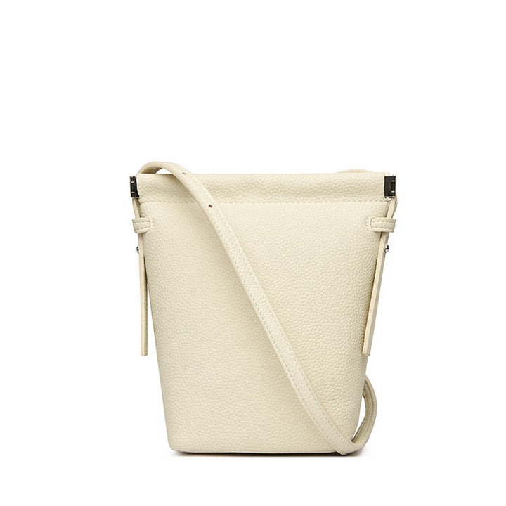 Elegant Textured Bucket Bag Kalsten