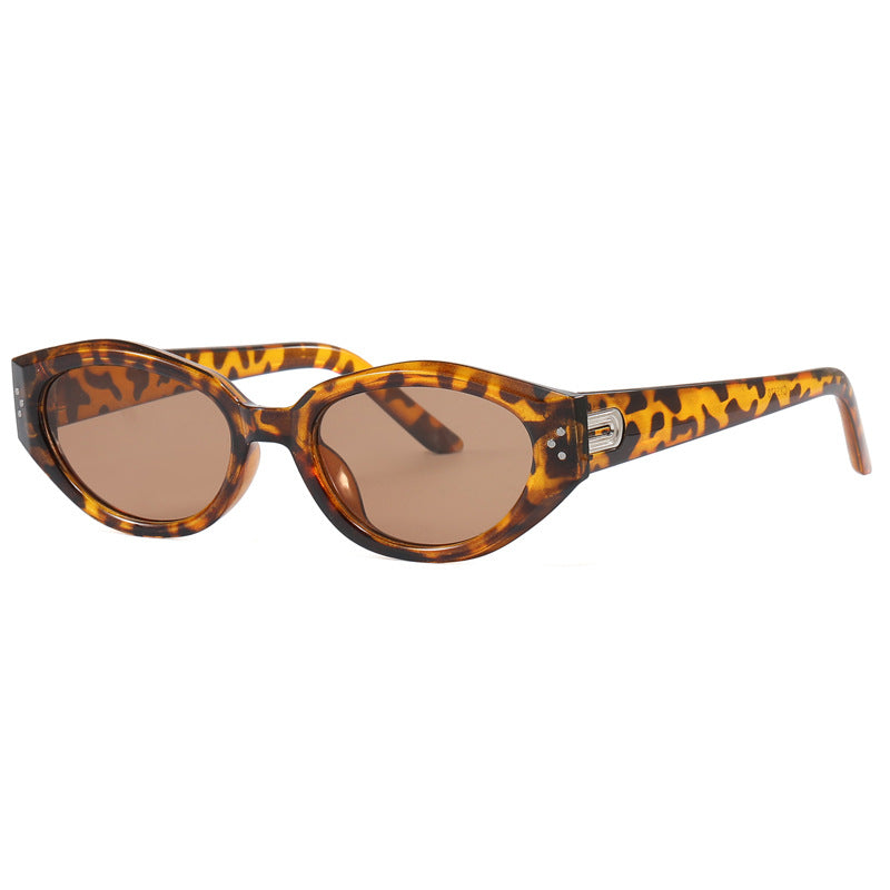 Ladies' trendy sunglasses with animal print and stylish frame Kalsten